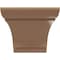 Ekena Millwork 6"W x 12"D x 6"H Wide Olympic Rough Cedar Woodgrain TimberThane Corbel, Primed Tan CORUR06X12X06OLYRCPR - alternate 5